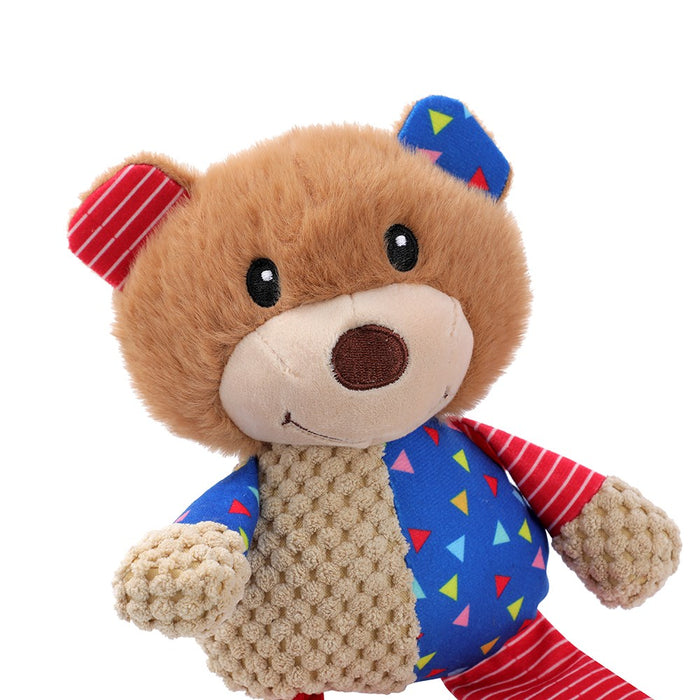 Paws & Claws PATCHWORK PLUSH ANIMALS 26X20CM