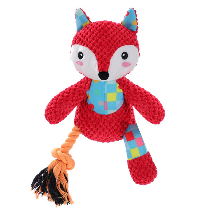 Paws & Claws PATCHWORK PLUSH ANIMALS 26X20CM