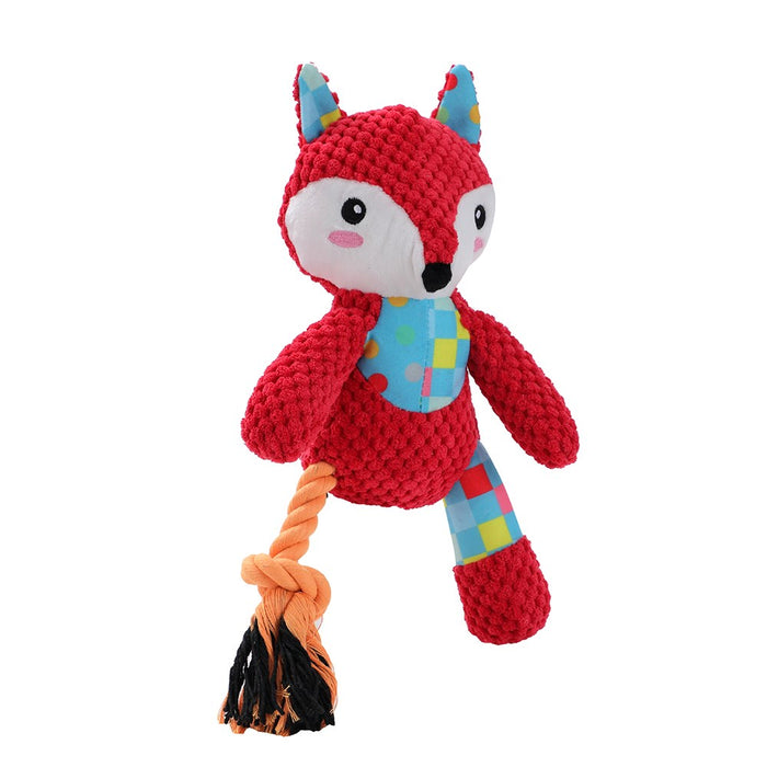 Paws & Claws PATCHWORK PLUSH ANIMALS 26X20CM