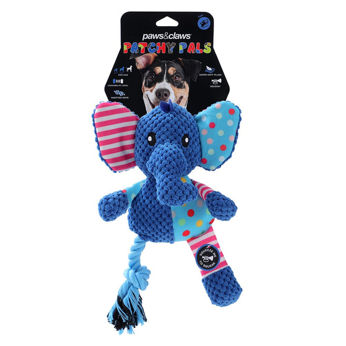 Paws & Claws PATCHWORK PLUSH ANIMALS 26X20CM