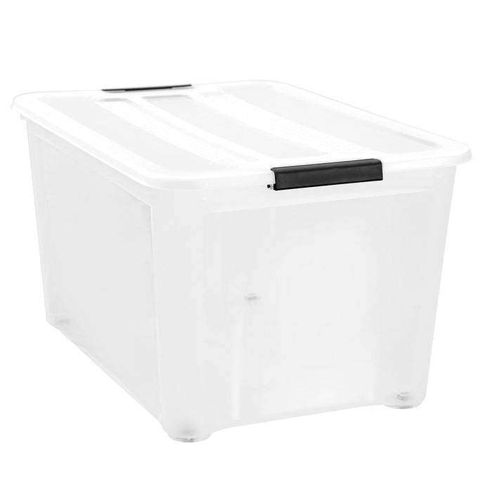 Boxsweden Stow Storage Container 90L With Wheels 66X48.5X39Cm