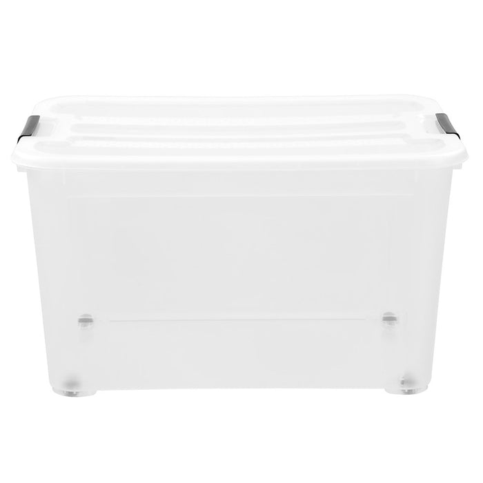 Boxsweden Stow Storage Container 90L With Wheels 66X48.5X39Cm
