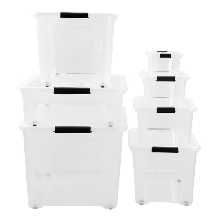 Boxsweden Stow Storage Container 90L With Wheels 66X48.5X39Cm