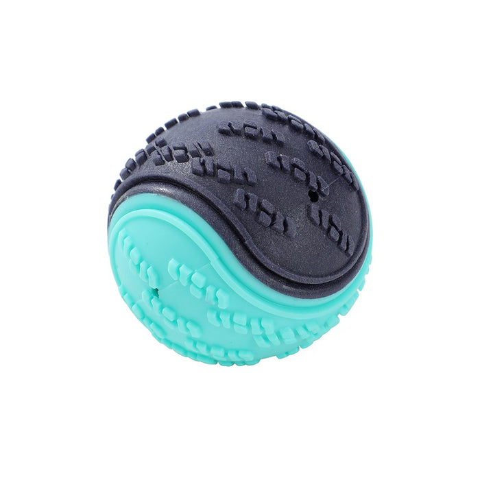 Paws & Claws BARK & BOUNCE TPR DOG BALL 2PK BALL 6.5CM RING 10.5CM
