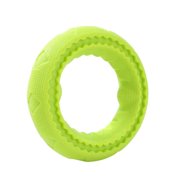 Paws & Claws BARK & BOUNCE TPR DOG BALL 2PK BALL 6.5CM RING 10.5CM