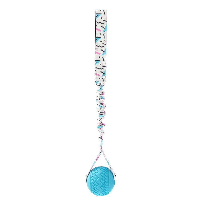 Paws & Claws RETRO BUNGEE BALL PRINTED TUGGER 41X7X7CM