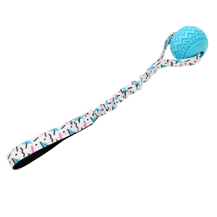Paws & Claws RETRO BUNGEE BALL PRINTED TUGGER 41X7X7CM
