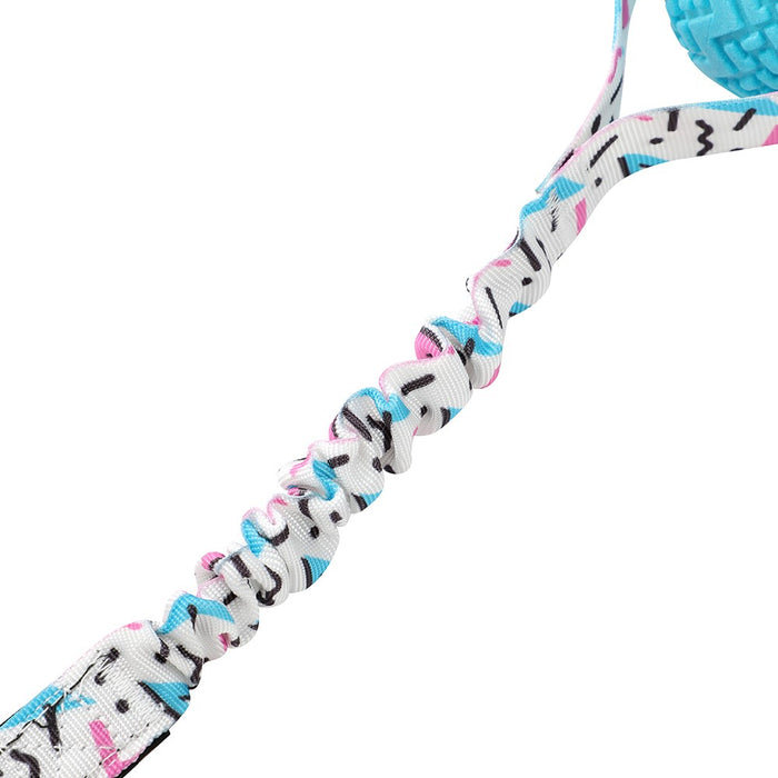 Paws & Claws RETRO BUNGEE BALL PRINTED TUGGER 41X7X7CM