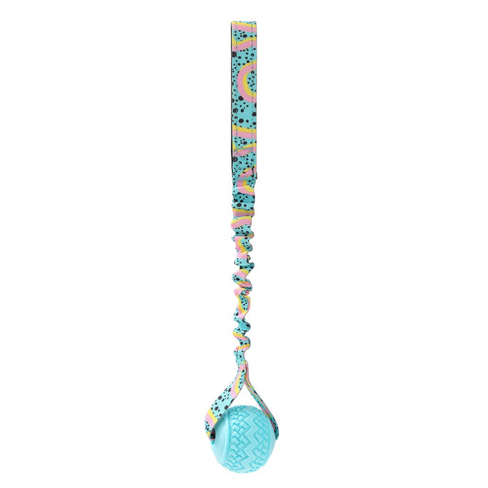 Paws & Claws RETRO BUNGEE BALL PRINTED TUGGER 41X7X7CM