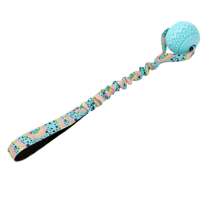 Paws & Claws RETRO BUNGEE BALL PRINTED TUGGER 41X7X7CM