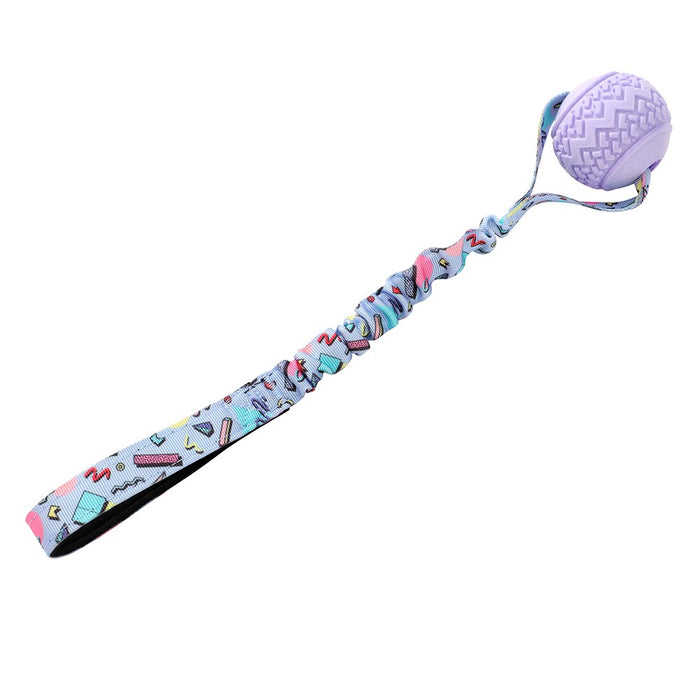 Paws & Claws RETRO BUNGEE BALL PRINTED TUGGER 41X7X7CM