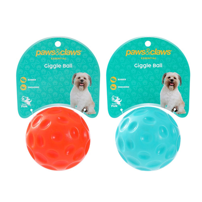 Paws & Claws GIGGLE TPR BALL 9CM