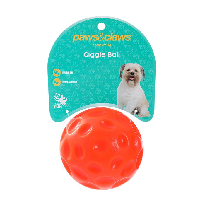 Paws & Claws GIGGLE TPR BALL 9CM