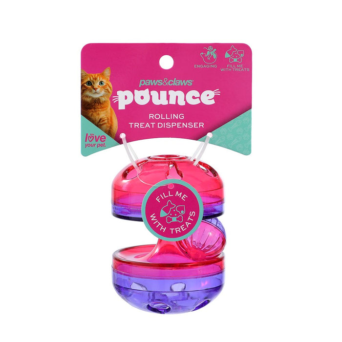 Paws & Claws POUNCE CAT TREAT ROLLER 8X9X8CM