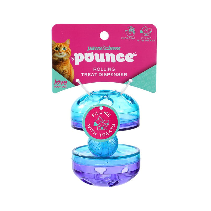 Paws & Claws POUNCE CAT TREAT ROLLER 8X9X8CM