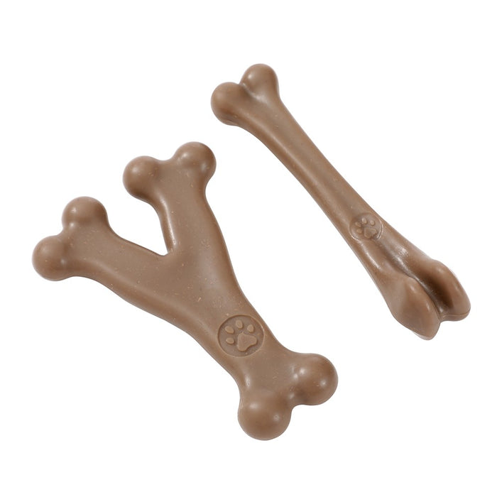 Paws & Claws BOOBONE WISHBONE & BONE 2PK SML CHICKEN & BEEF FLAVOUR 14.5X3.5X3.5CM/13X8.5X2CM
