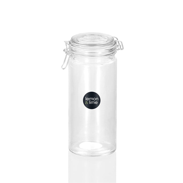 Lemon & Lime FRESCO GLASS CLIP JAR 1.4L 24.5X10CM