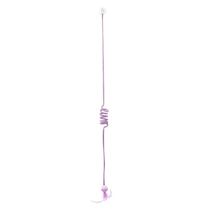 Paws & Claws POUNCE SPRINGING CAT TOY W/ SUCTION 95X4.5X4.5CM