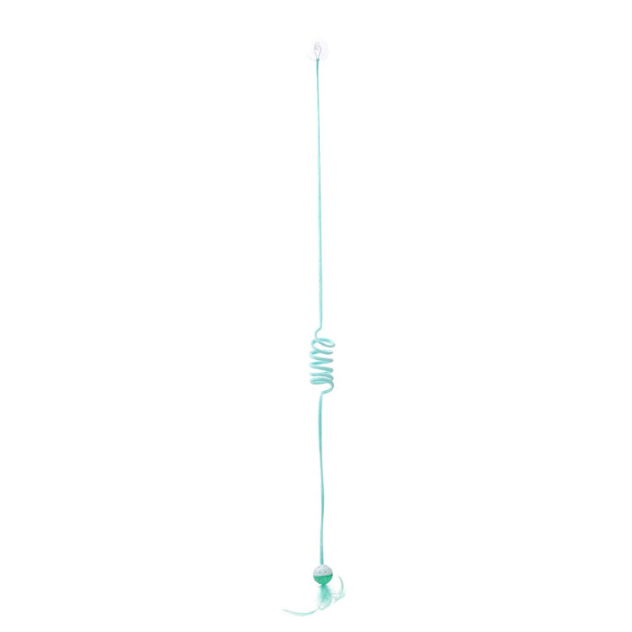 Paws & Claws POUNCE SPRINGING CAT TOY W/ SUCTION 95X4.5X4.5CM