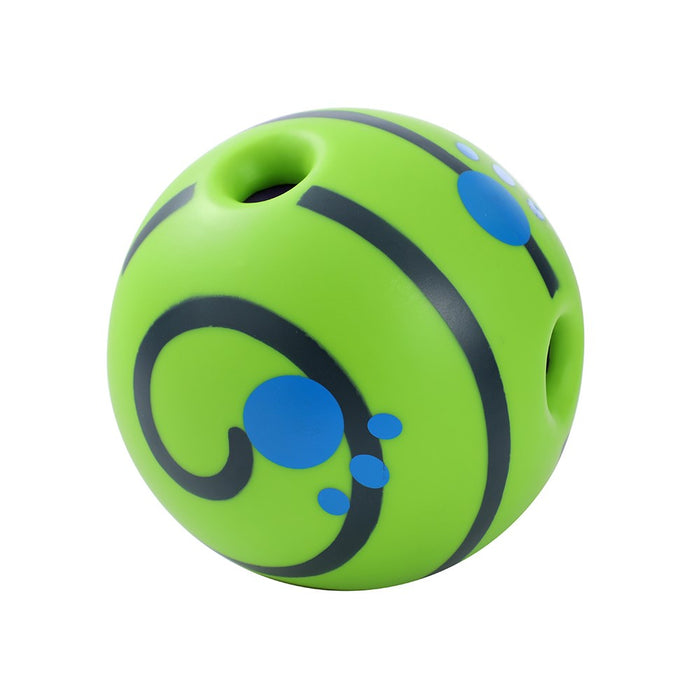 Paws & Claws WOBBLE & GIGGLE DOG BALL 14CM