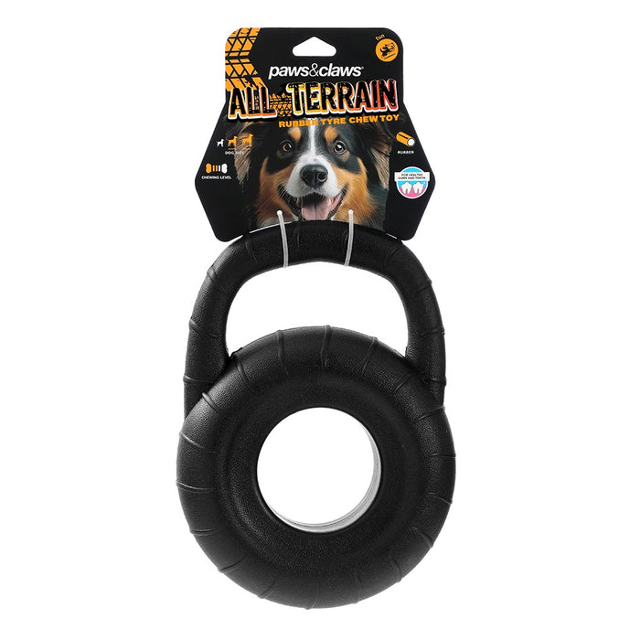 Paws & Claws ALL TERRAIN EVA TYRE TUGGER 25.5X18.5X6CM