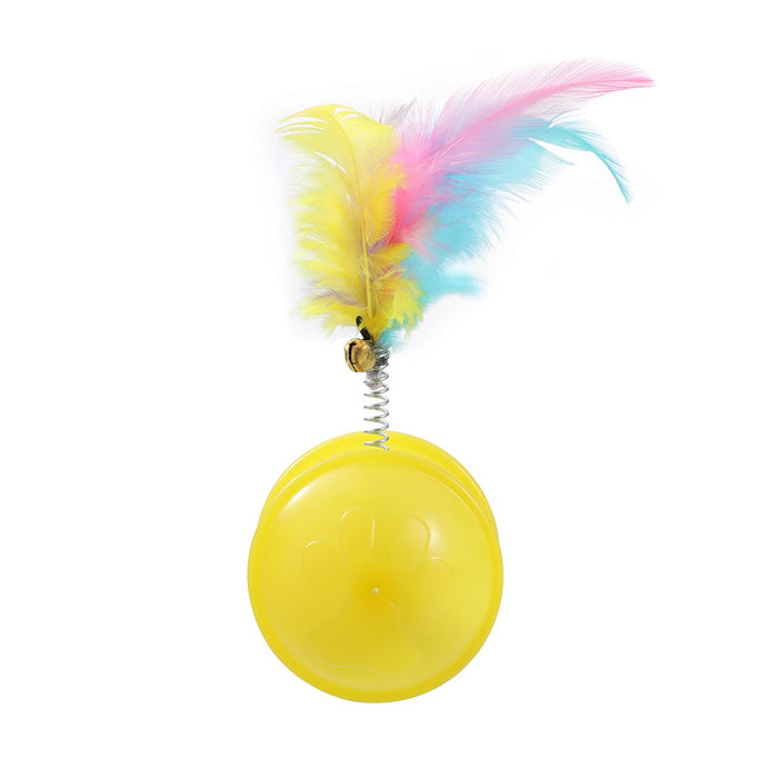 Paws & Claws POUNCE CRAZY ROLLING CAT TOY 10X4CM