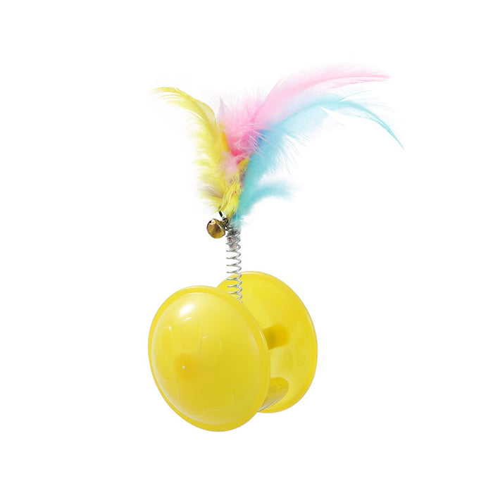 Paws & Claws POUNCE CRAZY ROLLING CAT TOY 10X4CM