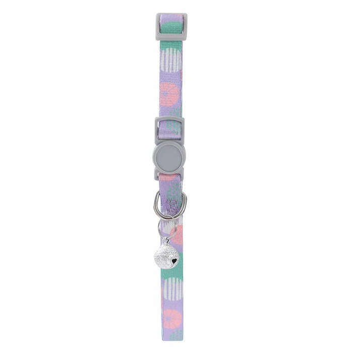 Paws & Claws POUNCE BREAKAWAY CAT COLLAR W/ BELL PRINTED 21-35X1CM COLS