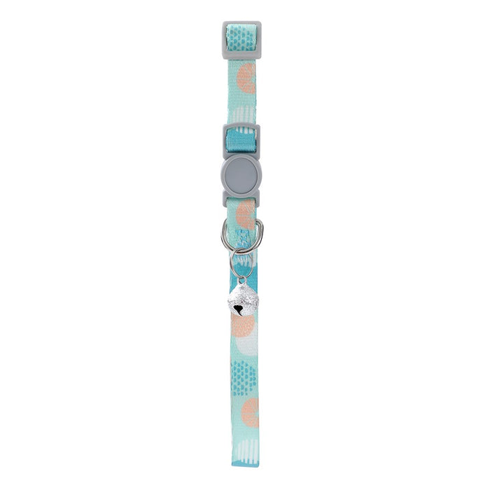 Paws & Claws POUNCE BREAKAWAY CAT COLLAR W/ BELL PRINTED 21-35X1CM COLS
