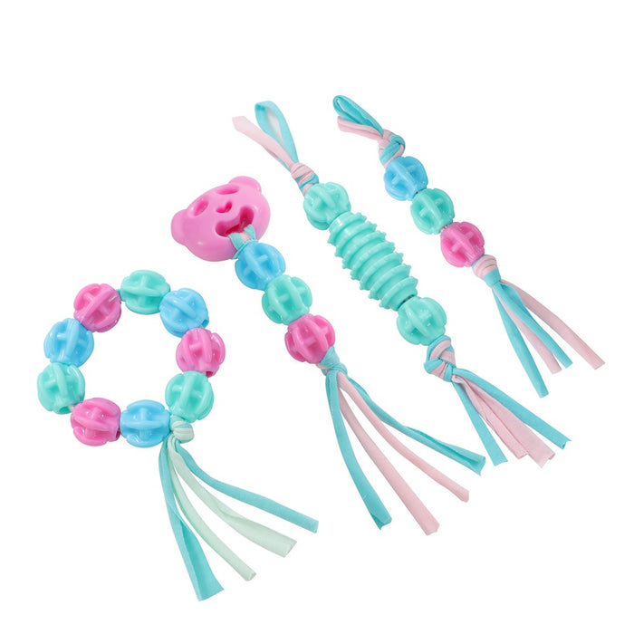 Paws & Claws PUPPY TPR & TSHIRT ROPE TOYS