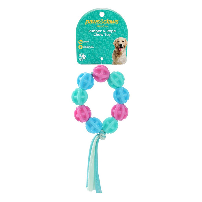 Paws & Claws PUPPY TPR & TSHIRT ROPE TOYS