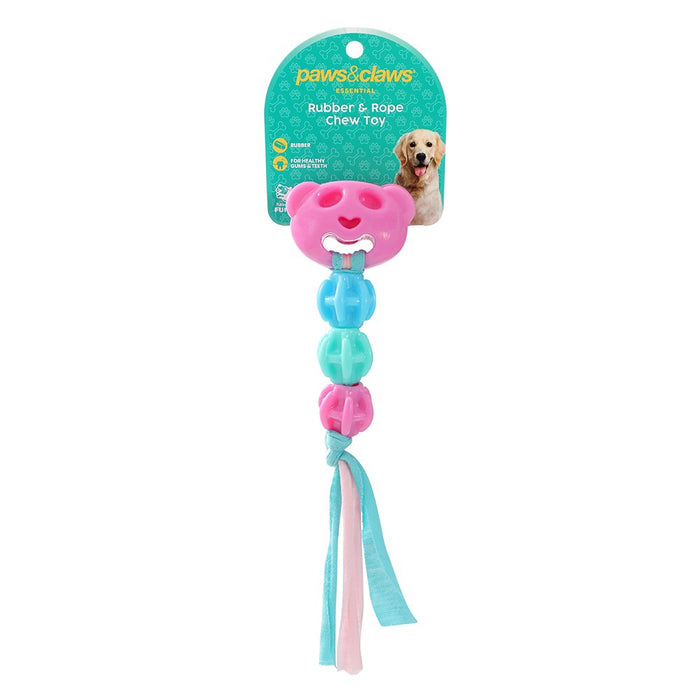Paws & Claws PUPPY TPR & TSHIRT ROPE TOYS