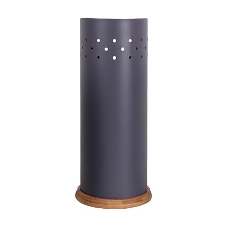Eco Basics Toilet Roll Holder - Charcoal