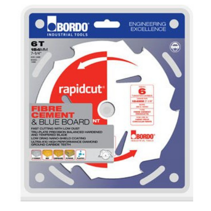 Bordo  Rapidcut Cement Sheet Blade with Nano-shield Coating - 7456