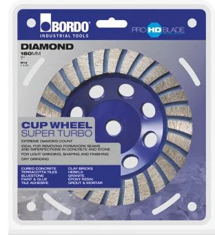 Bordo Double Row Diamond Cup Wheel 7469