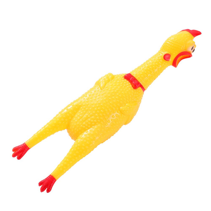 Paws & Claws SQUAWKING VINYL CHICKEN 28CM