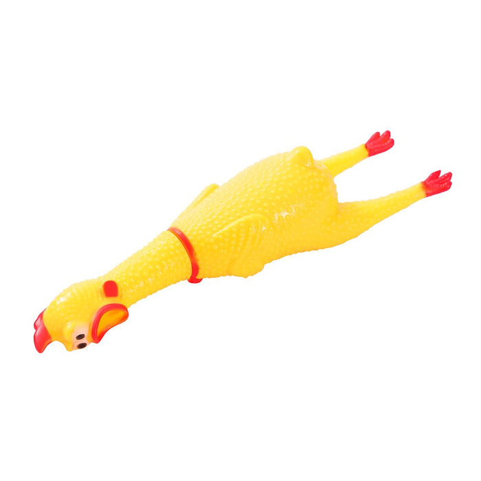 Paws & Claws SQUAWKING VINYL CHICKEN 28CM