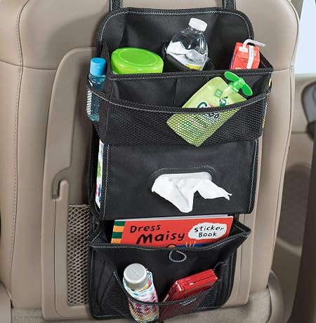 TissuePockets? Seat Organizer Black