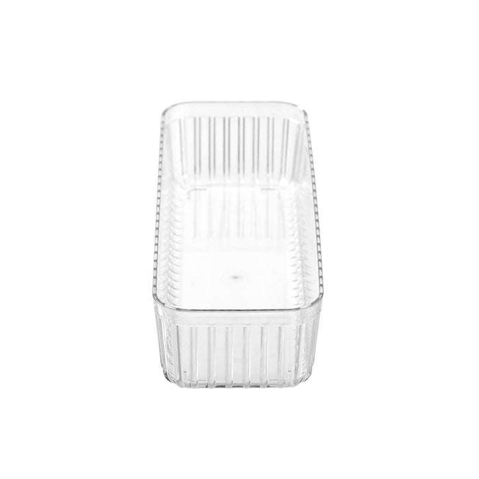 Boxsweden Crystal Ribbed Tray 31X11X6.5Cm
