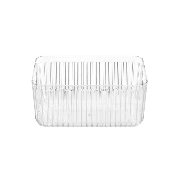 Boxsweden Crystal Ribbed Container 4.3L 26X17X12Cm