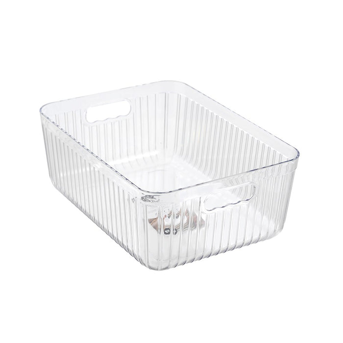 Boxsweden Crystal Ribbed Container 11L 36X27X14Cm