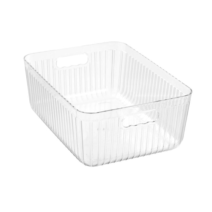 Boxsweden Crystal Ribbed Container 11L 36X27X14Cm