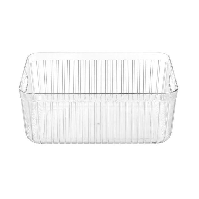 Boxsweden Crystal Ribbed Container 11L 36X27X14Cm