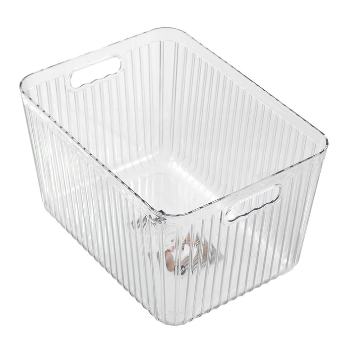Boxsweden Crystal Ribbed Container 17.5L 36X27X22Cm