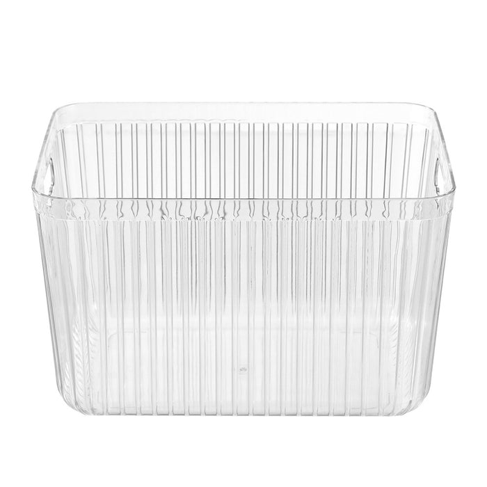 Boxsweden Crystal Ribbed Container 17.5L 36X27X22Cm