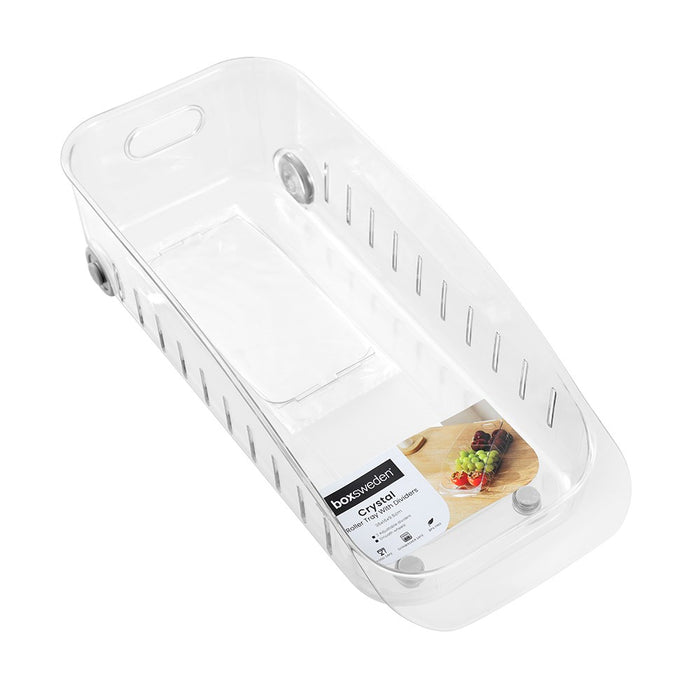Boxsweden Crystal Roller Tray With Dividers 36X16X9.5Cm