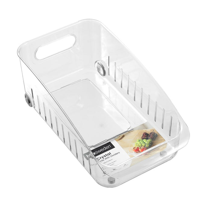 Boxsweden Crystal Roller Tray With Dividers 38X21X14Cm