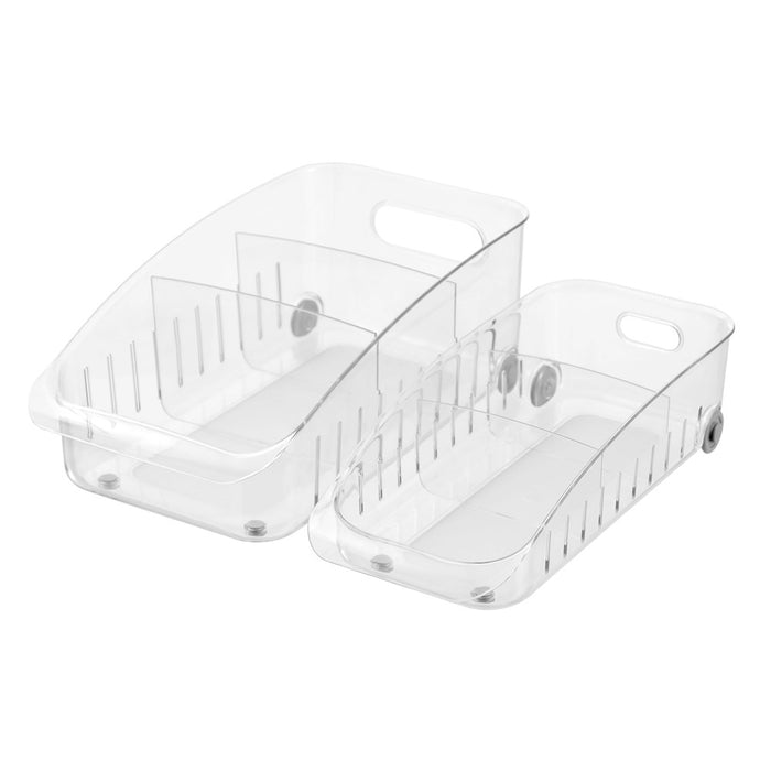 Boxsweden Crystal Roller Tray With Dividers 38X21X14Cm