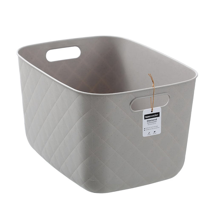 Boxsweden Diamond Quilted Basket L 38X28X22Cm