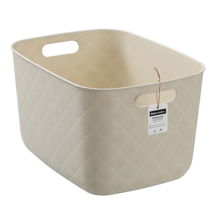 Boxsweden Diamond Quilted Basket L 38X28X22Cm